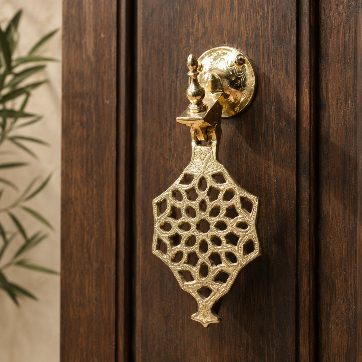 Handcrafted Moroccan Brass Door Knocker