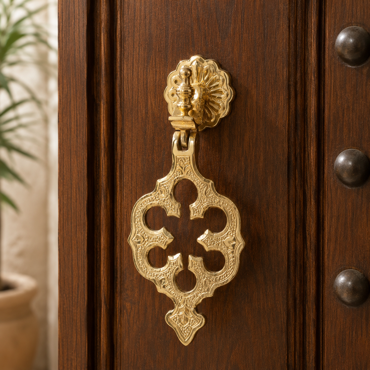 Handcrafted Moroccan Brass Door Knocker
