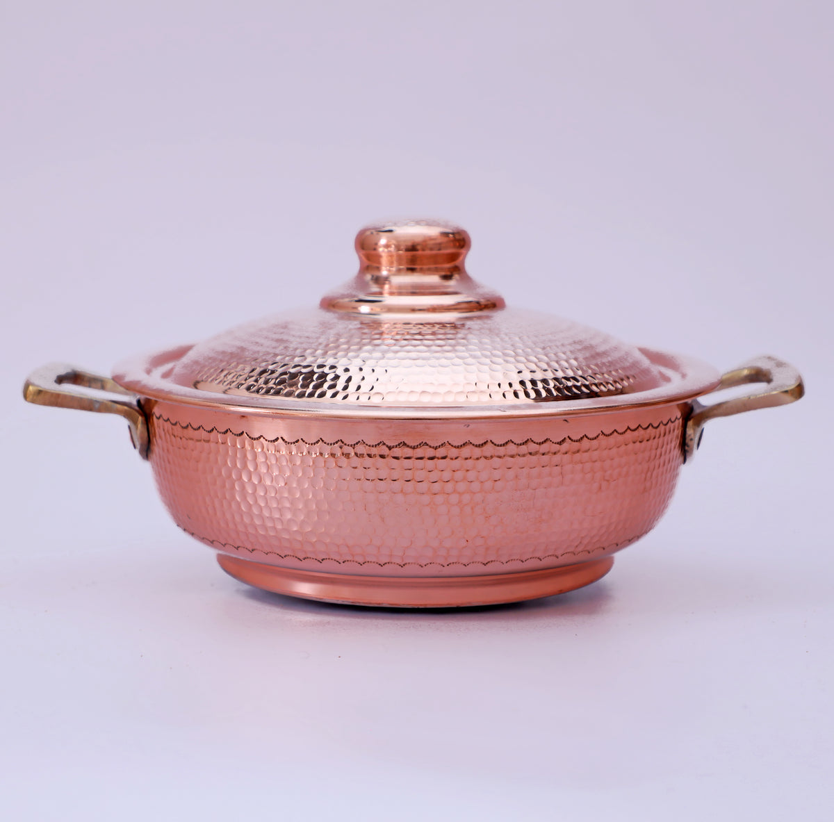 HandMade Hammered Copper Double Layer Steamer Pot