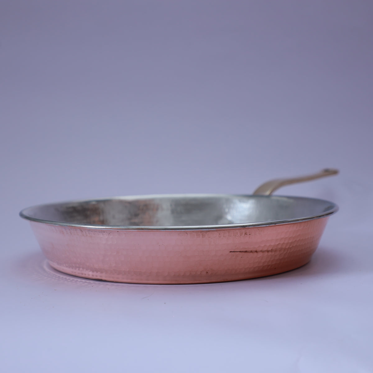 HandMade Hammered Copper Frying Pan