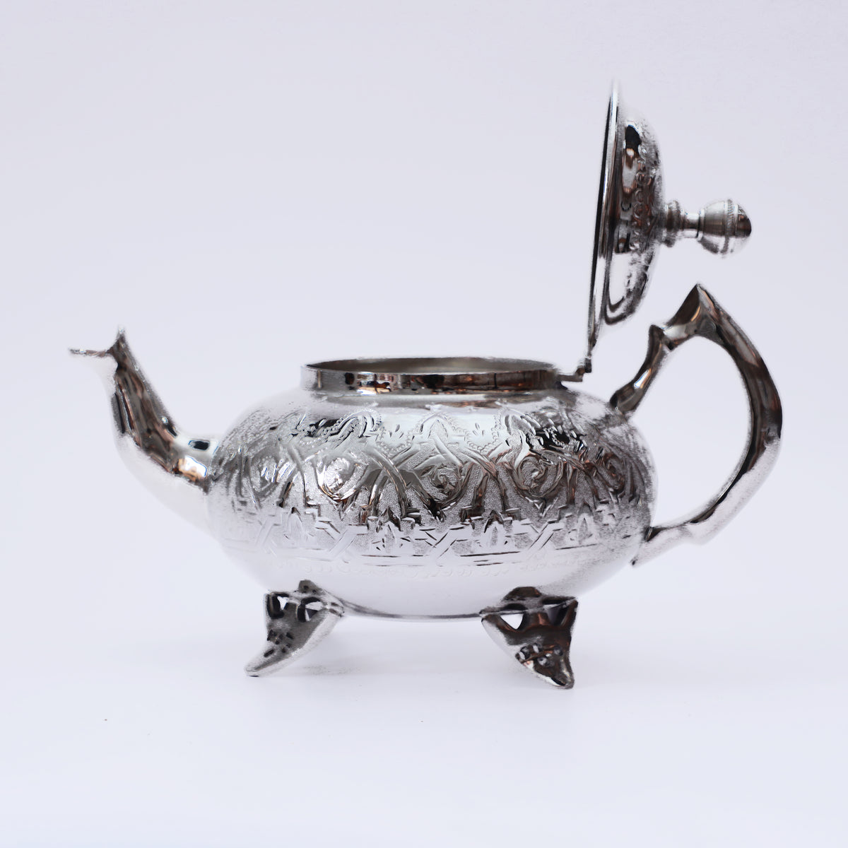 HandMade Silver Engraved Decorative Teapot