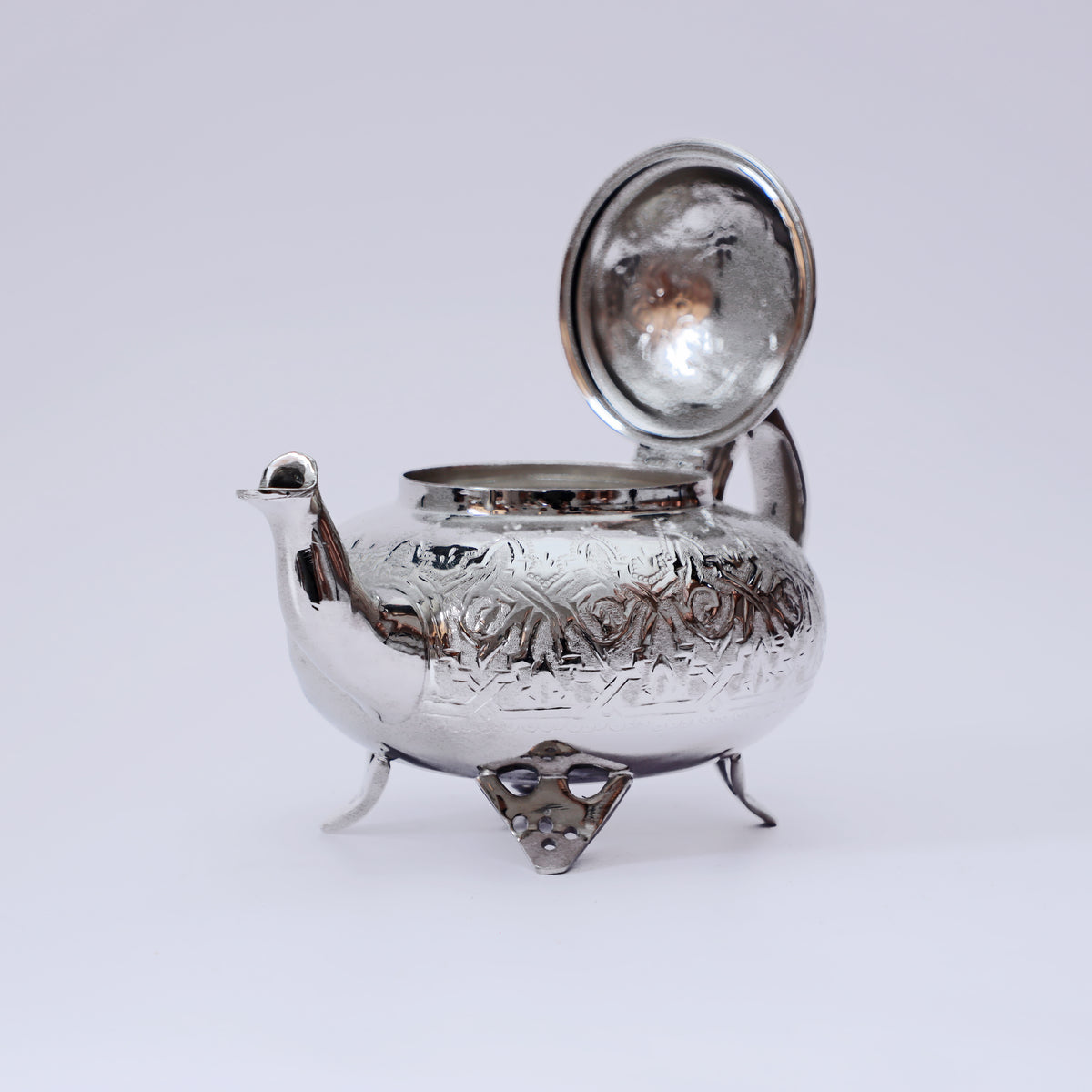 HandMade Silver Engraved Decorative Teapot