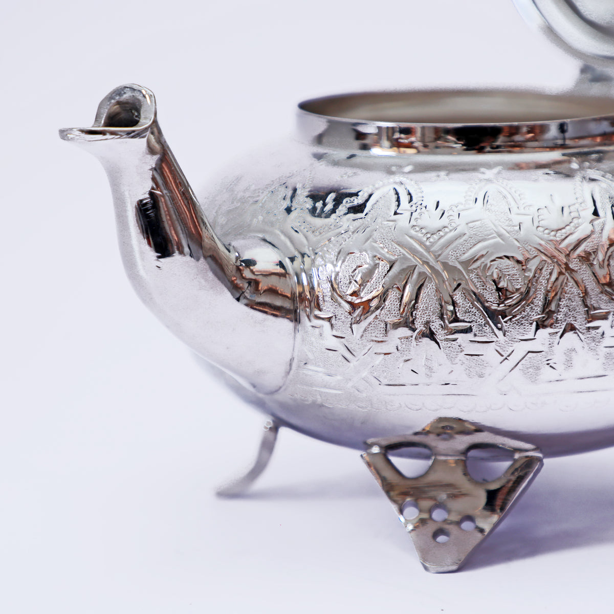 HandMade Silver Engraved Decorative Teapot
