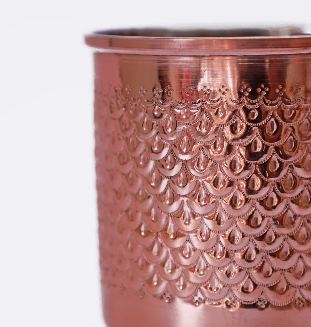 HandMade Engraved Copper Drinking Mug