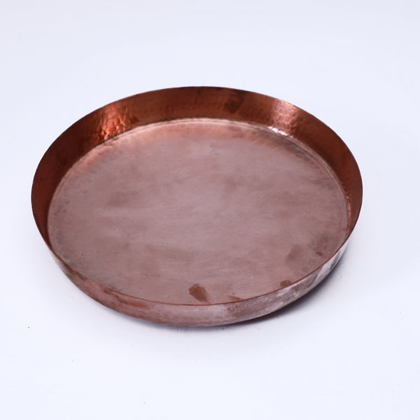 HandMade Round Copper Tawa Griddle Pan