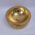 Handcrafted Moroccan Brass Vessel Sink