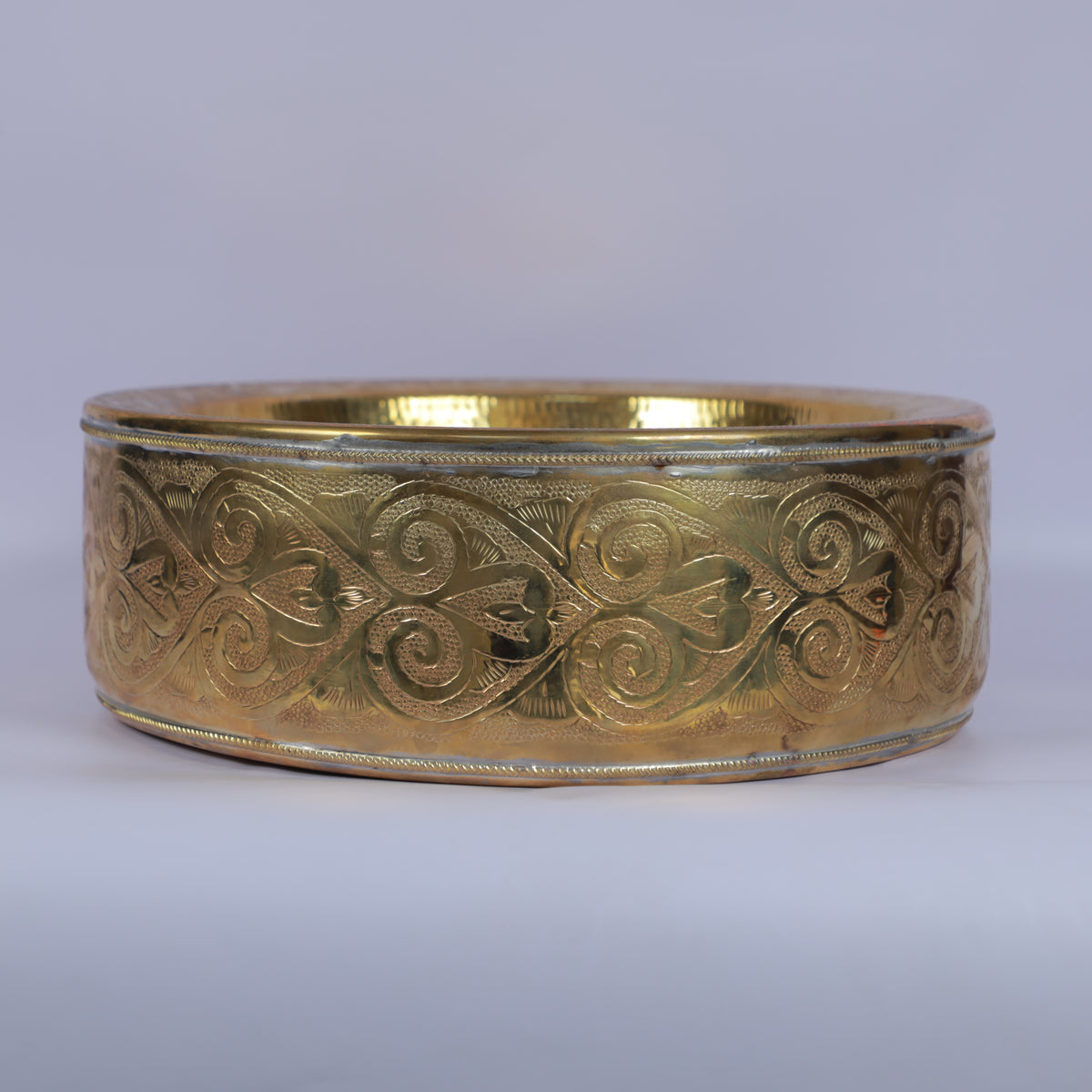 Handcrafted Moroccan Brass Vessel Sink