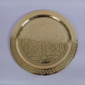 Handcrafted Moroccan Brass Serving Tray
