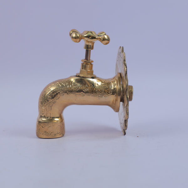 Handcrafted Solid Brass Vintage Wall Faucet