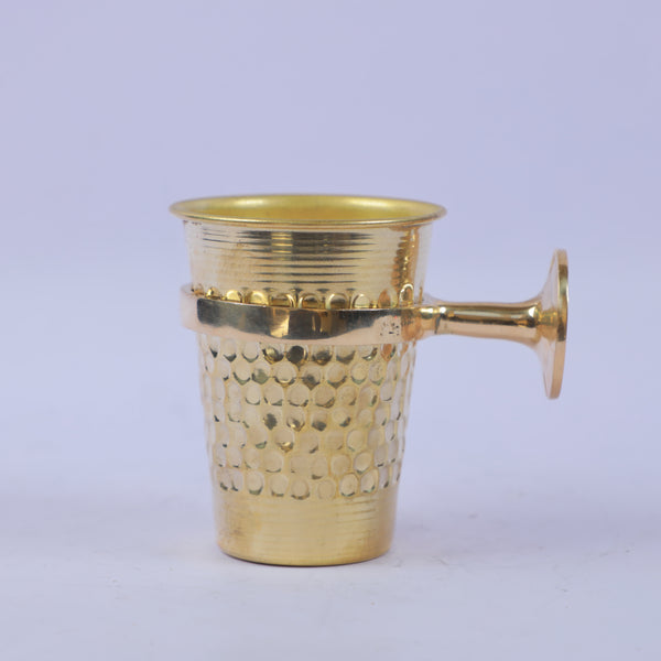 Handcrafted Moroccan Solid Brass Bath  Bowl with Handle
