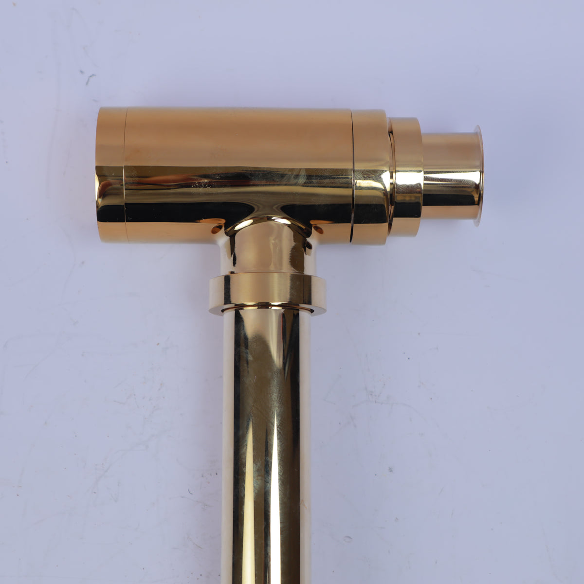 Luxury Brushed Gold Bathroom Sink Bottle Trap & Pop-Up Drain Set – Modern Decorative Basin Waste Pipe Kit