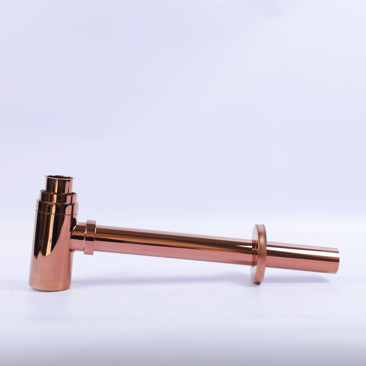 Rose Gold Bottle Trap Drain Kit for Vessel Bathroom Sink