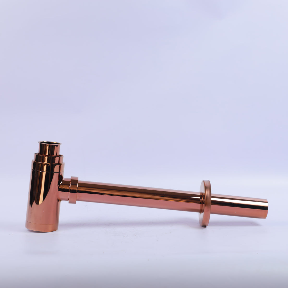 Rose Gold Bottle Trap Drain Kit for Vessel Bathroom Sink