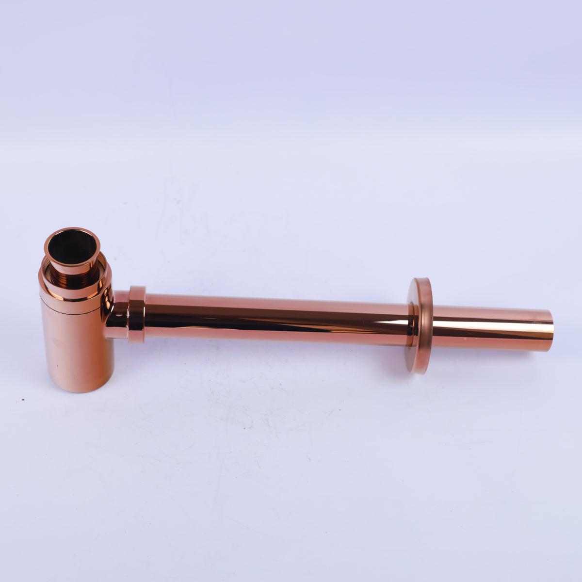 Rose Gold Bottle Trap Drain Kit for Vessel Bathroom Sink