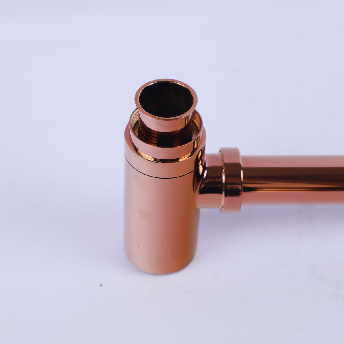 Rose Gold Bottle Trap Drain Kit for Vessel Bathroom Sink