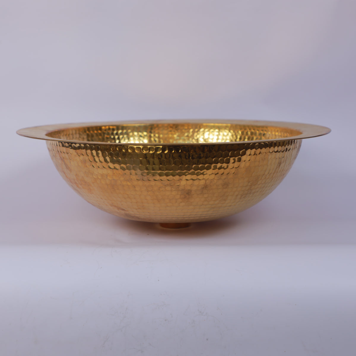 Handcrafted Moroccan Hammered Brass Vessel Sink