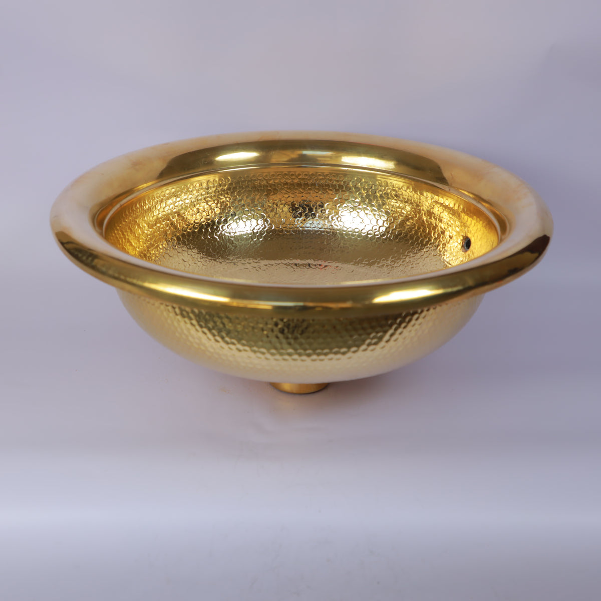 Handcrafted Moroccan Hammered Brass Vessel Sink