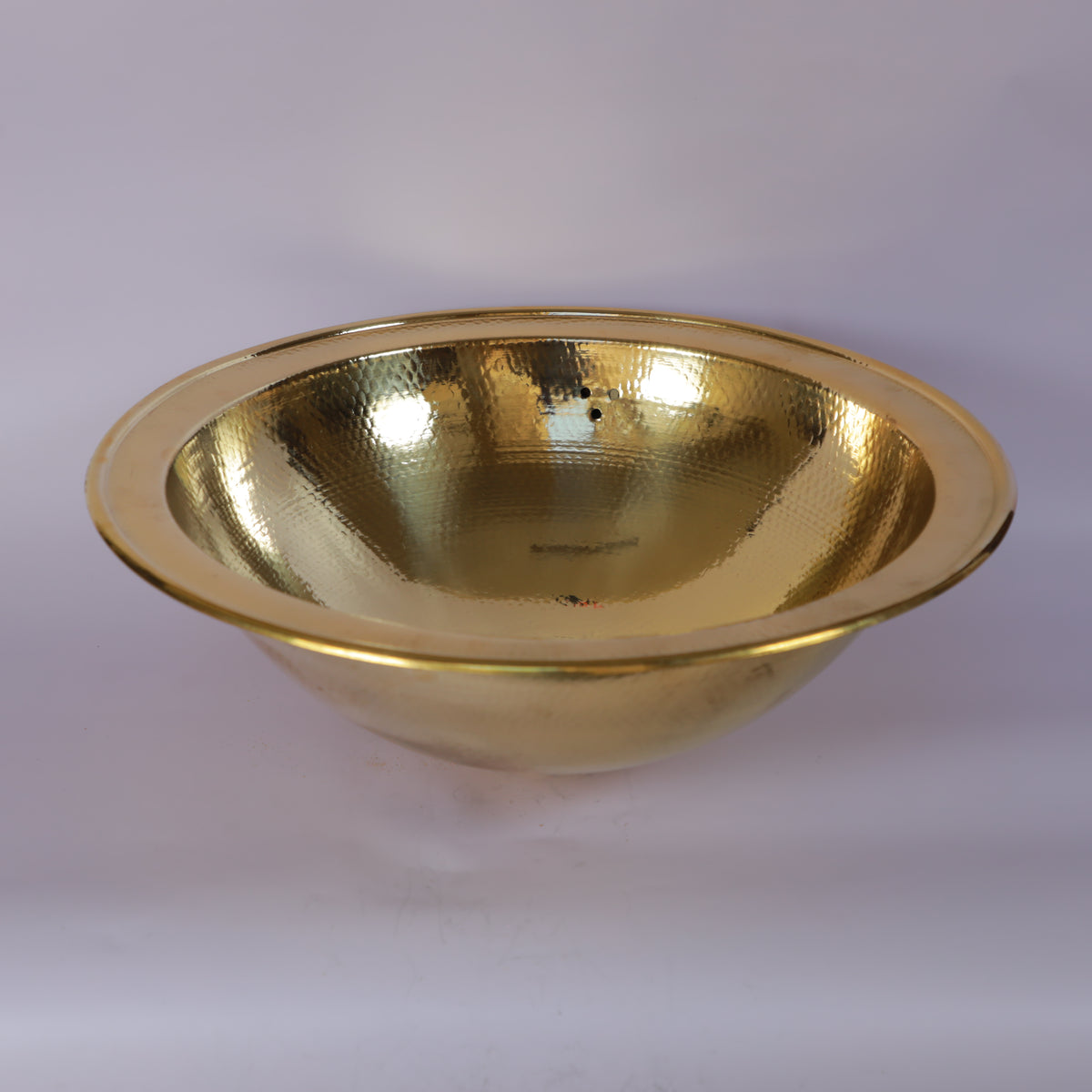 Handcrafted Moroccan Hammered Brass Vessel Sink