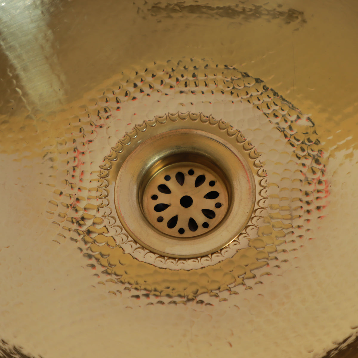 Handcrafted Moroccan Hammered Brass Vessel Sink