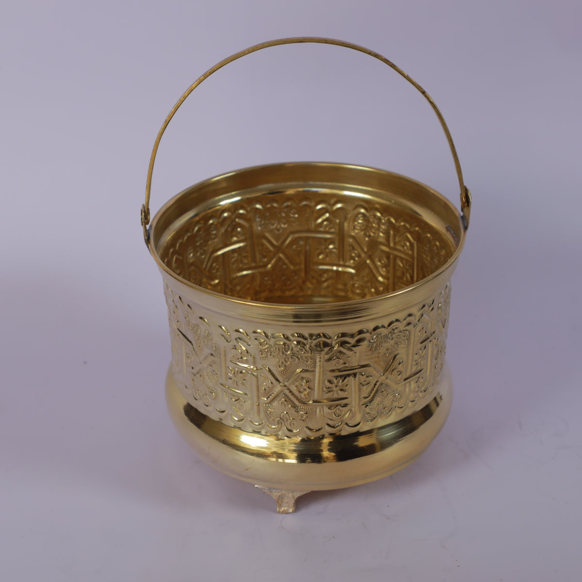 Handmade Moroccan Brass Water Bucket