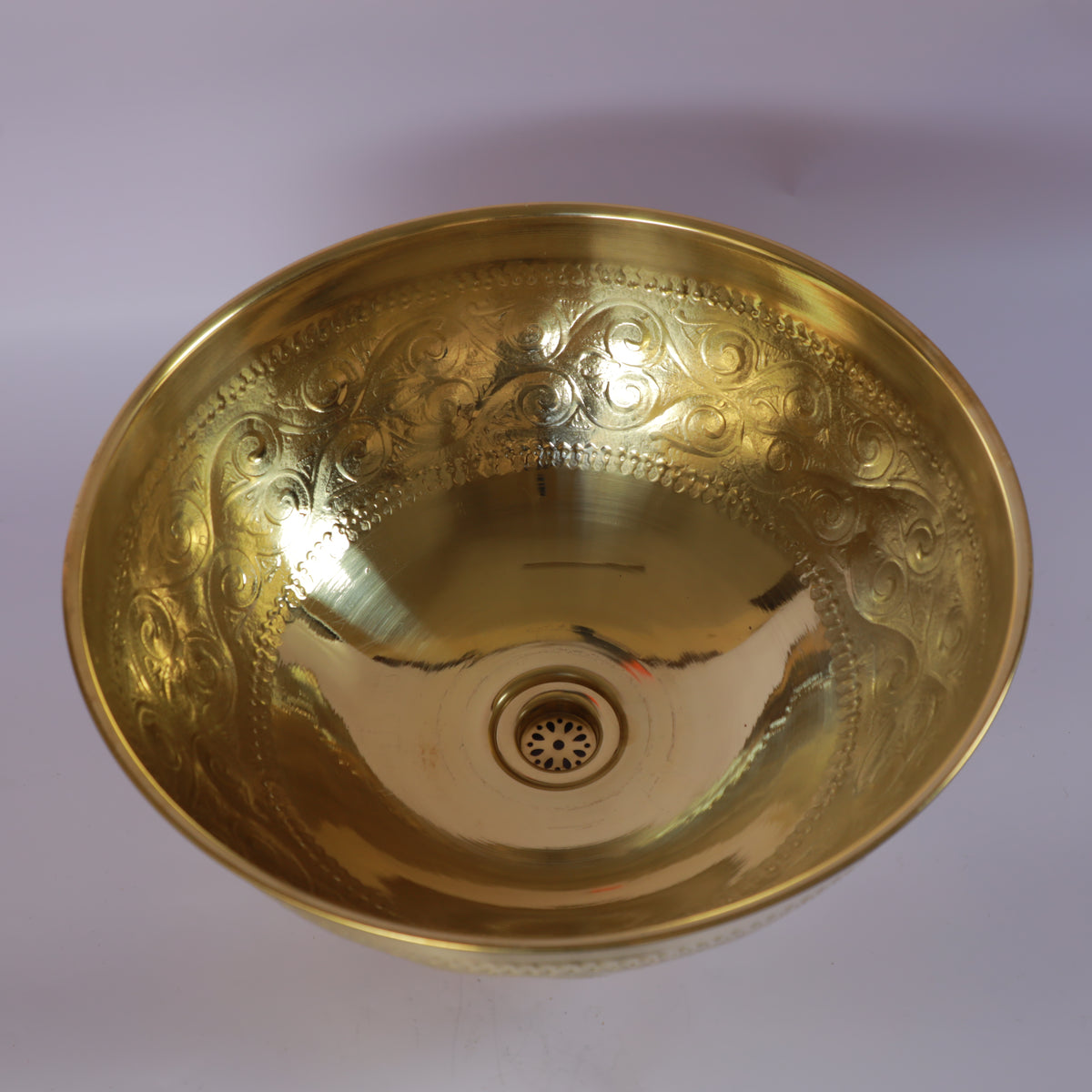 Handmade Moroccan Brass Bathroom Sink