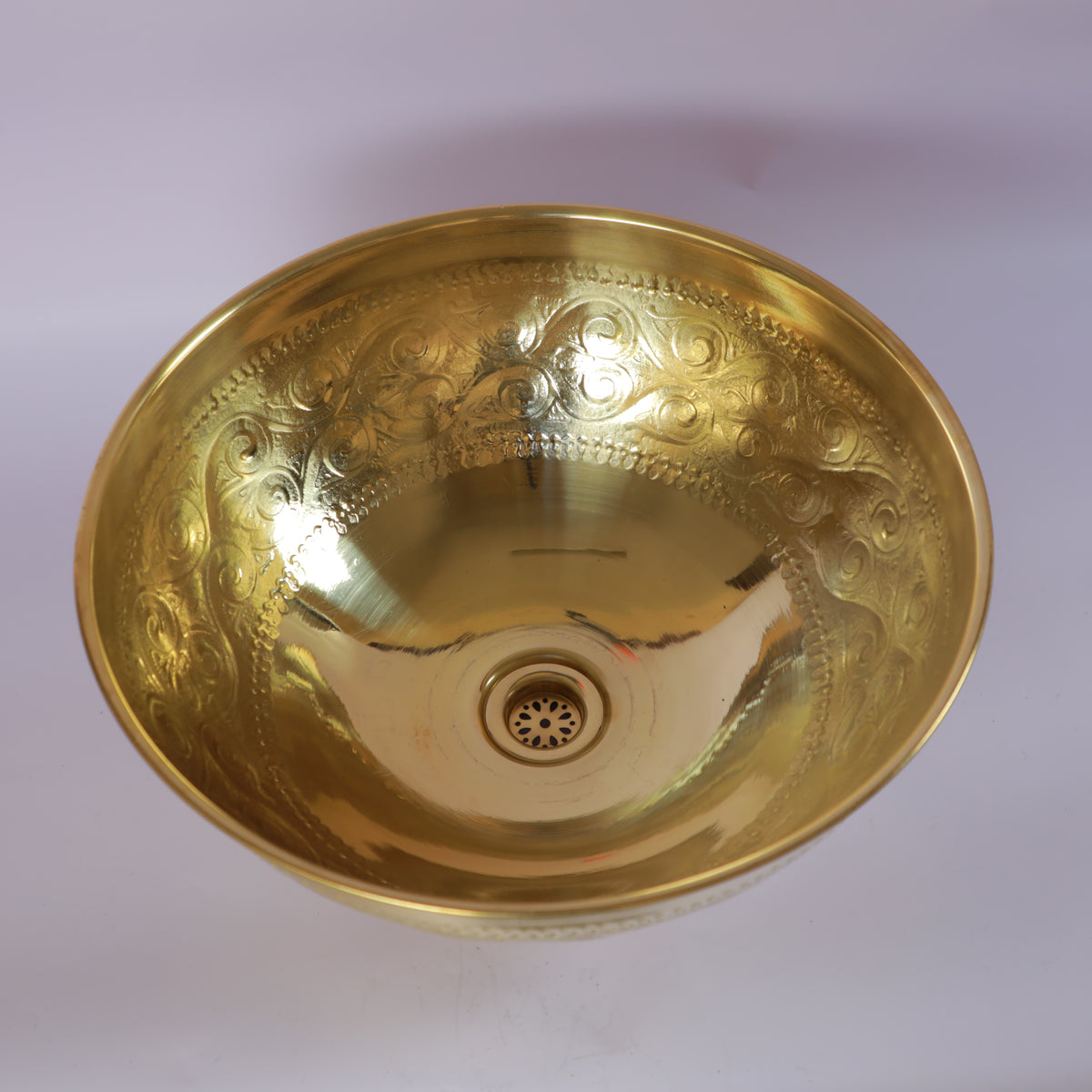 Handmade Moroccan Brass Bathroom Sink