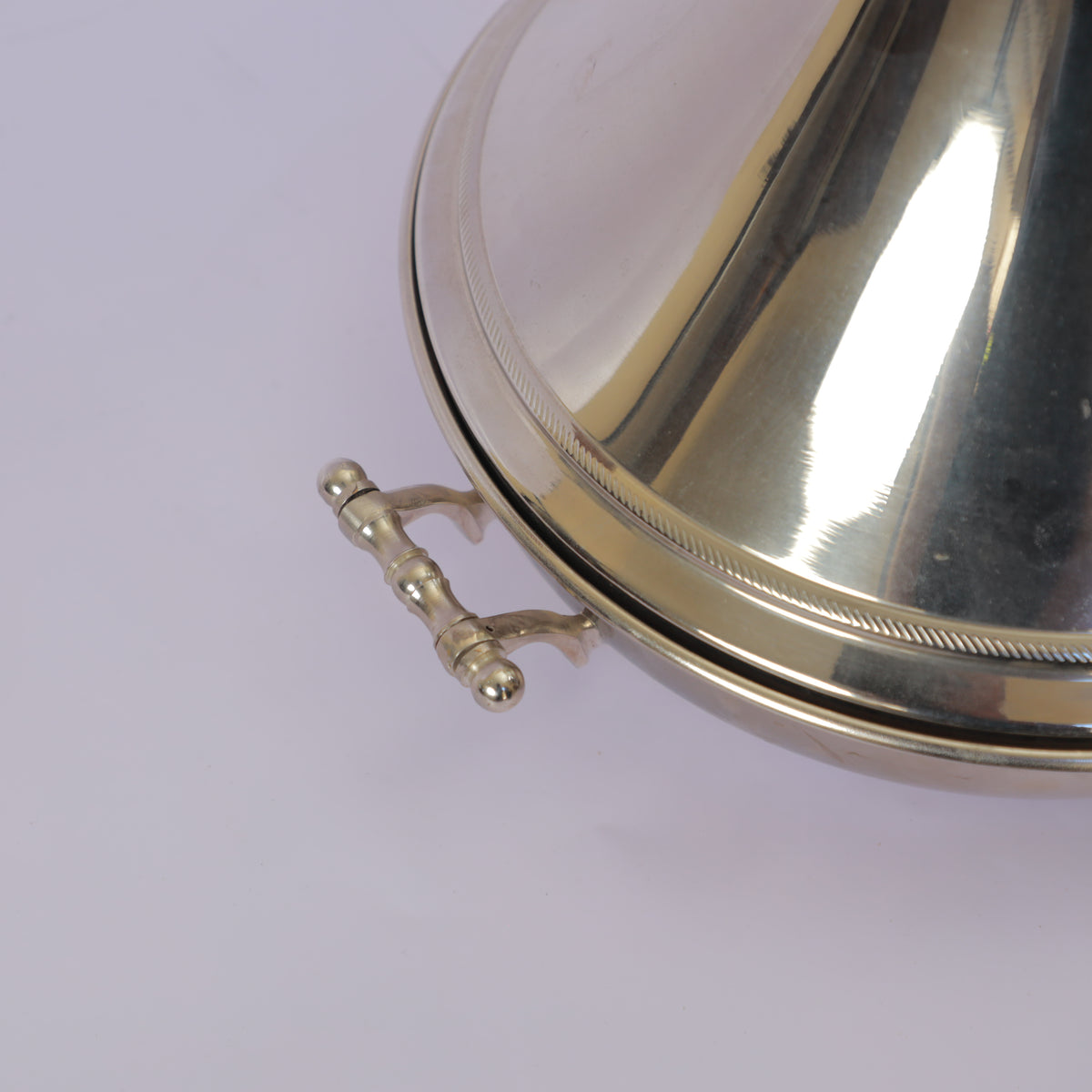 Handmade Moroccan Brass Tagine Serving Dish with Lid