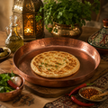 HandMade Round Copper Tawa Griddle Pan
