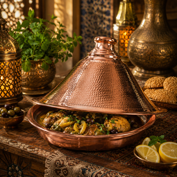 Hammered Copper Tajine