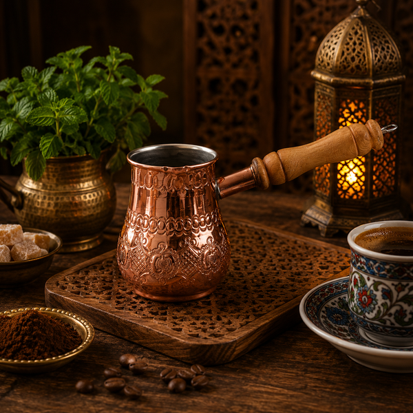 HandMade Handcrafted Copper Turkish Coffee Pot