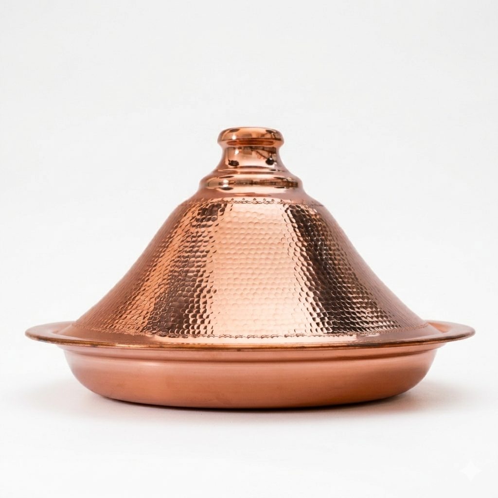 Hammered Copper Serving Dish